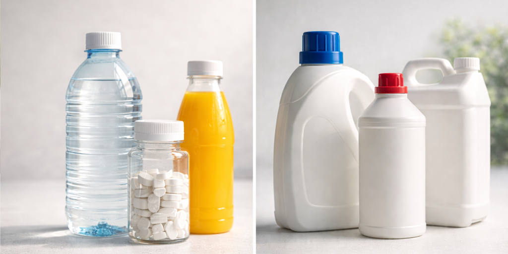 2. Material Selection: PET vs. HDPE 