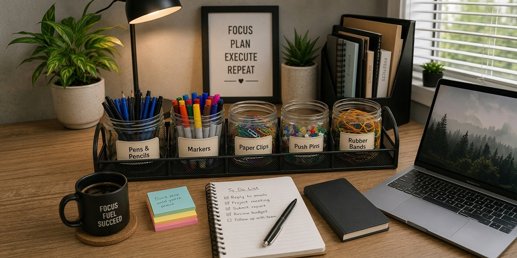 Desk Supply Storage
