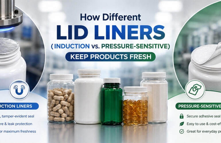 How Different Lid Liners (Induction vs. Pressure-Sensitive) Keep Products Fresh
