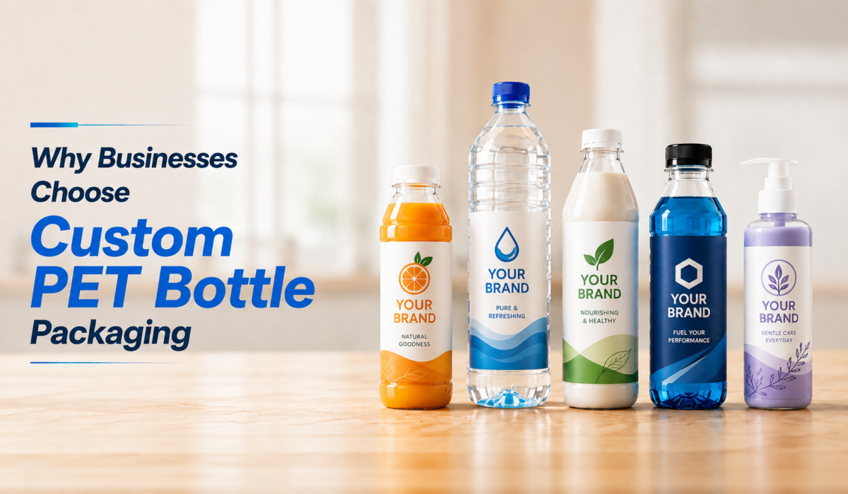 Why Businesses Choose Custom PET Bottle Packaging