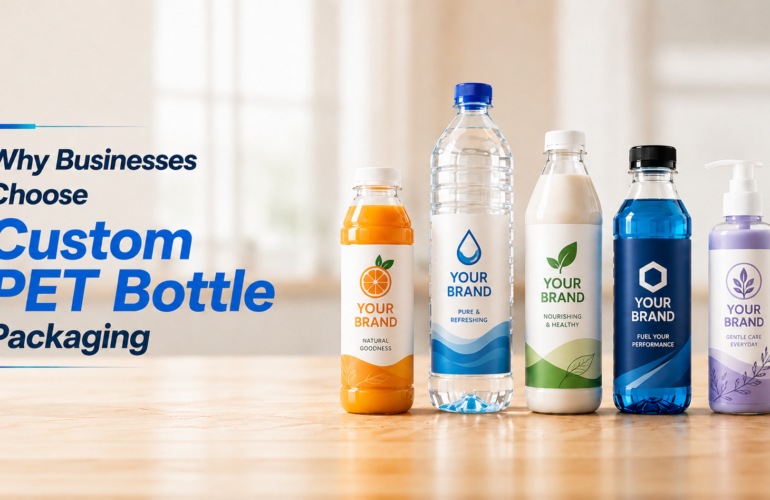 Why Businesses Choose Custom PET Bottle Packaging
